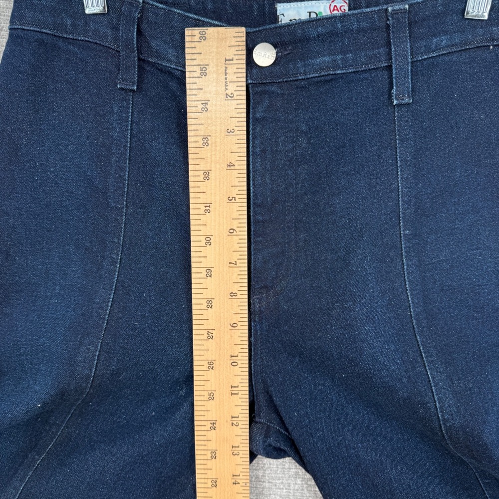 AG Adriano Goldschmied‎ EmRata Flare Jeans Womens 31 Stretch Seam Detail Boho - Picture 5 of 14